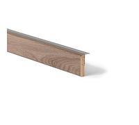 Onlywood Profilo di Partenza Rivestimento Gradini Fai da te per gradini - Rivestimento Scale Interne in 5 Colorazioni a scelta effetto Legno o effetto Pietra (Lousiana Oak)