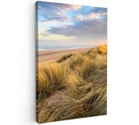 OnlyWow© Poster da Esterno 100x150 cm Giardino Decor Design Moderno Dipingere Tele Balcone Terrazzo Decorazione Muro Murali Erba - Dune - Spiaggia - Estate