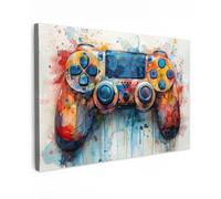OnlyWow© Poster da Esterno 120x80 cm Giardino Canvas Balcone Parete Terrazzo Decorazione Murali Quadretti Accessori Telo Camera dei Bambini e dei Ragazzi - Gioco - Controller di Gioco