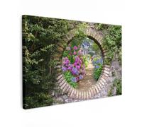 OnlyWow© Poster da Esterno 150x100 cm Giardino Decor Design Moderno Dipingere Tele Balcone Terrazzo Decorazione Muro Murali Trasparente - Fiori - Ortensia - Estate