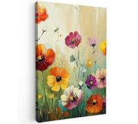 OnlyWow© Poster da Esterno 40x60 cm Giardino Decor Design Moderno Dipingere Tele Balcone Terrazzo Decorazione Muro Murali Arte - Fiori - Primavera - Natura