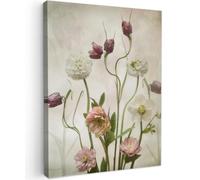 OnlyWow© Poster da Esterno 60x80 cm Giardino Decor Design Moderno Dipingere Tele Balcone Terrazzo Decorazione Muro Murali Fiori - Primavera - Giardino - Natura Morta - Fiori secchi