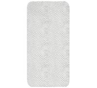 OnlyWow© Tappetino Bagno 60x120 cm Tappeto Doccia Bath Mat Antiscivolo Moderni Decorazioni Memory Foam Lavabile Tappeti Wc Serpente - Modello - Bianco