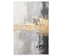 OnlyWow© Tappeto Rettangolare 140x200 cm Tapi Salone Colorato Sala Floor Mat Antiscivolo Salottino Stanza Colorare Salotti Moderni Oro - Lusso - Acrilico - Arte