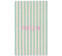 OnlyWow© Tappeto Rettangolare 90x150 cm Tapi Salone Colorato Sala Floor Mat Antiscivolo Salottino Stanza Colorare Salotti Moderni Rosa - Verde - A righe - C'est la vie