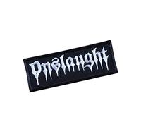 Onmacello, metallo nero, Thrash Mayhem, funerale scuro, Sodoma, Slayer, 666 Killers, Messa Satanica, Motorhead, Hell ricamato ferro su applique souvenir accessorio