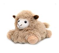 Onmygogo Pantofole invernali pelose per interni in peluche a forma di panda e mucca, per adulti, donne, uomini, ragazzi, ragazze e bambini, Pecora marrone, 9-11