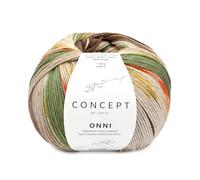 ONNI SOCKS by Concept di Katia, 100 grammi 400 metri. (Marrone-Tegle-Ocra (400))
