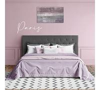 OnNuvo Letto Paris Matrimoniale 160 x 200 PARIS, Grigio Ardesia, Marchio Italiano di Qualità, Doghe INDIPENDENTI Rinforzate, Materiali e Finiture PREMIUM, Sistema Doghe Antirumore, Montaggio Facile