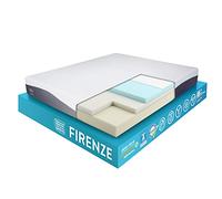 OnNuvo Materasso New GEL MEMORY FOAM, 25 cm, Antidecubito, Alta Densita' 50-55 kg/m3, AirTeachFoam+, Ortopedico, Ipoallergenico, Ergonomico, Certificato, Sfoderabile, Lavabile (160x190x25) Firenze