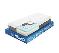 ONNUVO Materasso New GEL MEMORY FOAM Alta Densità 60-65 kg/m3, LATTICE BAMBOO NATURALE 70-75 kg/m3, MICRO MOLLE INDIPENDENTI, 7 Zone, h 25 cm, Antidecubito Ortopedico Sfoderabile (80x190x25) Milano