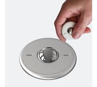 ONO Scroller - Fidget giocattolo portatile per adulti, aiuta ad alleviare lo stress, l'ansia, la tensione, promuove la concentrazione, la chiarezza, design compatto e portatile, grigio alluminio