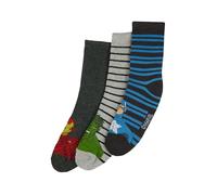 ONOMATO! Avengers Hulk Iron Man Captain America - Calzini da bambino, 3 paia, multicolore, 31 cm-34 cm