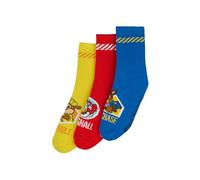 ONOMATO! Paw Patrol - Set di 3 paia di calzini per bambini, multicolore, 27-30