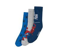 ONOMATO! Spider-Man - Calzini da bambino, 3 paia, multicolore, 31 cm-34 cm
