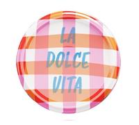 ONONEXPRESS Coperchi di ricambio in metallo da 82 mm per sottaceti e barattoli più grandi/multiuso (coperchio avvitabile) (10, La Dolce Vita Plaid)