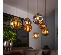 Onooro Bologna lampada a sospensione, E27 7 luci cluster, BE614-7458/29, Bologna [Lampade per Interni > Lampade a Sospensione]