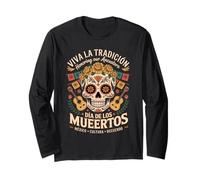 Onora Le tue Radici messicane - Día de Los Muertos Maglia a Manica
