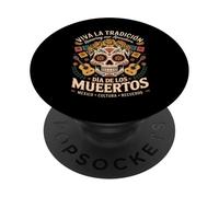 Onora le tue radici messicane - Día de los Muertos PopSockets PopGrip Adesivo