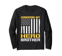 Onorare il mio eroe fratello American Pride Maglia a Manica