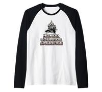Onore Coraggio Sacrificio Casco da Pompiere Regalo da Maglia con Maniche Raglan