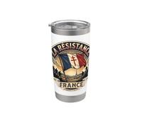 Onore e Paese della Resistenza francese 1940-1944 Bicchiere termico in acciaio inox doppia parete