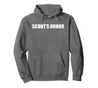 Onore Scout Felpa con Cappuccio, Unisex per Adulti, Asfalto, S