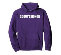Onore Scout Felpa con Cappuccio, Unisex per Adulti, Viola, S