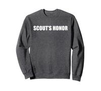 Onore Scout Felpa, Unisex per Adulti, Grigio Scuro, S