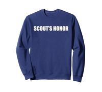Onore Scout Felpa, Unisex per Adulti, Navy, S