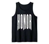 Onore. Sport, Palestra, Motivazione, Disciplina, Grunge Design Canotta