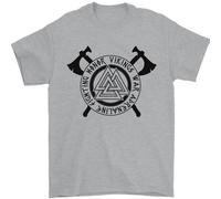Onore Vikings Guerra Adrenalina Combattimento Uomo T-Shirt 100% Cotone
