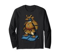 Onorevole Linux Penguin Samurai Blade Programmer Maglia a Manica
