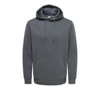 ONLY & SONS - Felpa con cappuccio antracite-Grigio 2XL