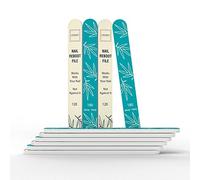 Onsen Secret Japanese Nail File - Professional 10-Pack Nail Files, Double Sided Natural & Acrylic Nail Filers - 120/180 Grit - Disposable, Salon Smooth, Best Nail File For Shiny Nails