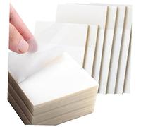 Onsinic 1Pz 50 Fogli di Note Adesive Trasparenti Impermeabili, Note Adesive Autoadesive Efficienti per Ricordare Informazioni Marcatura, Adatto a Studenti, Insegnanti, Uffici, Scuole