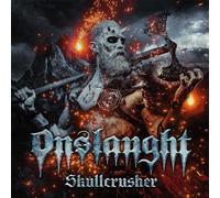 ONSLAUGHT - SKULLCRUSHER WHITE W/ RED SPLATTER VINYL - Vinyl Record - K72z