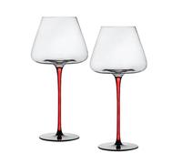 ONSMO Calici In Cristallo Senza Piombo - Bicchieri Da Vino Rosso Grandi, Bicchiere Di Vino Bianco Domestico Per Matrimoni, Banchetti, Viaggi All'aperto, 340ml/710ml