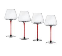 ONSMO Calici In Cristallo Senza Piombo - Bicchieri Da Vino Rosso Grandi, Bicchiere Di Vino Bianco Domestico Per Matrimoni, Banchetti, Viaggi All'aperto, 340ml/710ml