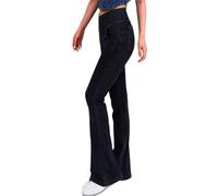 Onsoyours Jeans a Zampa d’Elefante Donna Flare Leggins a Campana Slim Fit Jeggings Yoga Pantaloni a Vita Alta Elasticizzati Sexy Casual A Nero S