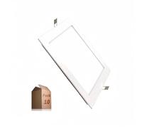 ONSSI® Pannello LED da soffitto 20 W, 2000 lm, quadrato, 220 x 220 mm (bianco neutro, 4500 K) Pannello LED super slim da incasso (PACK 10)