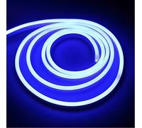 ONSSI® Tiras LED di Neon 220v (Blu, 2 Metri), 12w/m COB Alta Luminosità Luce a Corda, Ogni Taglio di 10cm, IP65 Impermeabile con Spina Interruttore e Adesivo, Neon LED per Uso Interno ed Esterno