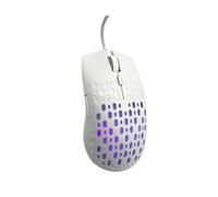 ONSSI Xtrike Me-Mouse Gaming con cavo USB 65 g ultra leggero, FPS, mouse da gioco PC,8000 dpi, Motion Sync, RGB, 6 pulsanti, ambidestro, bianco, GM-209W