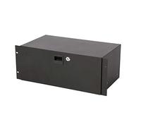 OnStage RDLS4000 4U Cassetto rack bloccabile, basso (RDLS 4000), nero