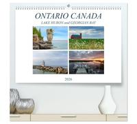 Ontario Canada, Lake Huron and Georgian Bay (High Quality Premium Wall Calendar 2026 DIN A2 landscape),CALVENDO 12 Month Wall Calendar: Amazing ... around the world to this part of Ontario.