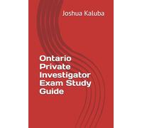Ontario Private Investigator Exam Study Guide