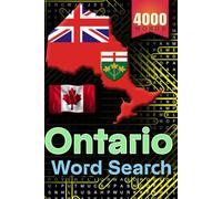 Ontario's Hidden Gems: A Jumbo Word Search Journey | Ontario, a Canadian province The province of Ontario: Explore 200 Large Print Puzzles with 4,000 ... for Puzzle Enthusiasts, Seniors, and All Ages