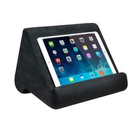 Ontel Pillow Pad Ultra Multi-Angle Soft Tablet Stand, grigio, comodo angolo di visualizzazione per iPad, tablet, Kindle, smartphone, libri, riviste e altro