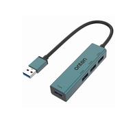 ONTEN 5222 Hub USB 4 in 1 in lega di alluminio, trasferimento dati a 5 Gbps, adattatore splitter 4xUSB 3.0