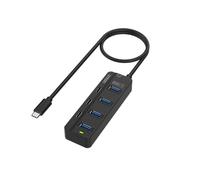 Onten Hub USB-C, USB-Tipo C a USB-A 3.0, 7 porte USB-C HUB con cavo 1M.